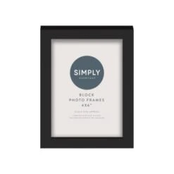 Simply Everyday 4 X 6" Block Frames 3pk - Black -Chic Household Items 278309 3pk simply everyday block frames 4x6 black 2