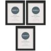 Simply Everyday 5 X 7" Block Frames 3pk - Black 2 Simply Everyday 5 X 7" Block Frames 3pk - Black -Chic Household Items 290764 3pk simply everyday block frames 5x7 black 2