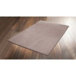 B&M Microplush Rug 110 X 160cm - Mink