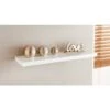 Norsk High Gloss Shelf 90cm - White 2 Norsk High Gloss Shelf 90cm - White -Chic Household Items 318118 white high gloss shelf large 2