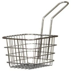 B&M Wire Serving Basket - Chrome -Chic Household Items 319593 Wire Serving Basket 2