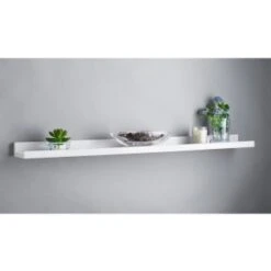 Lokken Wide Picture Shelf - White
