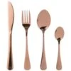 B&M Copper Cutlery Set 16pc -Chic Household Items 320268 Copper 16pc Cutlery Set