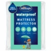 Silentnight Waterproof Mattress Protector - Double -Chic Household Items 329487 329488 silentnight waterproof mattress protector 1