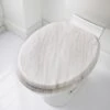 B&M Marble Toilet Seat -Chic Household Items 330659 marble toilet seat grey