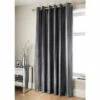B&M Charcoal Jasmine Sparkle Velvet Eyelet Curtains 90 X 90" -Chic Household Items 335342 335343 335345 335346 335347 asmine sparkle velvet curtain with eyelets charcoal 1