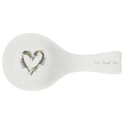 B&M Ceramic Spoon Rest -Chic Household Items 337110 ceramic spoon rest live laugh love