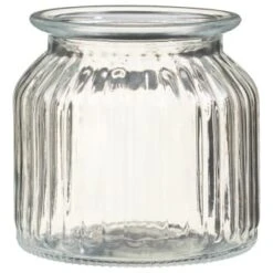 B&M Decorative Glass Storage Jar -Chic Household Items 337374 decorative glass storage jar 2