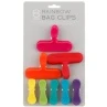 B&M Rainbow Bag Clips 8pk 1 B&M Rainbow Bag Clips 8pk -Chic Household Items 341606 8pk rainbow bag clips