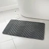 B&M Skandi Memory Foam Bath Mat - Grey -Chic Household Items 345205 skandi collection memory foam bathmat 2