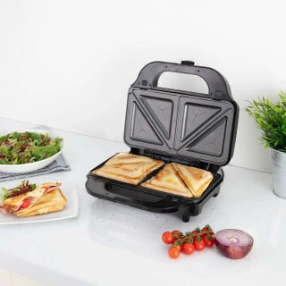 Tower 3-in-1 Deep Fill Snack Maker - Silver 3 Tower 3-in-1 Deep Fill Snack Maker - Silver