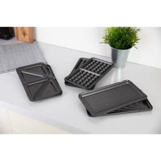 Tower 3-in-1 Deep Fill Snack Maker - Silver 7 Tower 3-in-1 Deep Fill Snack Maker - Silver - Image 5