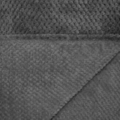 Simply Everyday Waffle Throw - Charcoal -Chic Household Items 348798 simply waffle throw charcoal 2