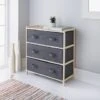 Spaceways 3 Drawer Canvas Unit 2 Spaceways 3 Drawer Canvas Unit -Chic Household Items 349041 addis pine canvas 3 drawers