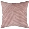 B&M Pleated Velvet Cushion - Blush -Chic Household Items 349589 pleated velvet cushion blush