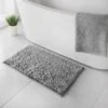 B&M Velvet Touch Bath Mat - Grey 1 B&M Velvet Touch Bath Mat - Grey -Chic Household Items 349930 velvet touch bath mat grey1