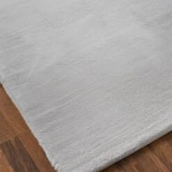 B&M Luxury Faux Fur Super Soft Rug 100 X 150cm - Silver -Chic Household Items 356015 lux faux fur rug grey 60x110 2 1