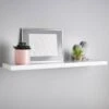 Lokken Floating Shelf 100cm - White -Chic Household Items 356243 lokken white floating shelf 100cm