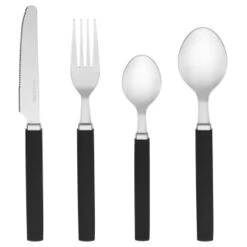 B&M Cutlery Set With Caddy 16pc - Black 7 B&M Cutlery Set With Caddy 16pc - Black -Chic Household Items 357347 16pc cutlery set with caddy black