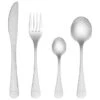 B&M Heart Embossed Cutlery Set 16pc -Chic Household Items 357351 16pc heart embossed cutlery set 2