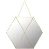 B&M Hanging Hexagon Mirror 1 B&M Hanging Hexagon Mirror -Chic Household Items 358084 hexagon mirror