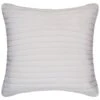 B&M Arctic Sable Faux Fur Cushion 48 X 48cm - Cream -Chic Household Items 360683 arctic cushion cream