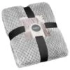 Simply Everyday Waffle Throw - Silver -Chic Household Items 360835 simply waffle throw grey