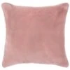 Aspen Faux Fur Cushion - Blush -Chic Household Items 360858 aspen faux fur cushion blush