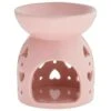 B&M Heart Oil Burner - Blush -Chic Household Items 360980 blush heart oil burner