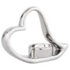 B&M Heart Ceramic Tealight Candle Holder -Chic Household Items 361566 heart ceramic tealight