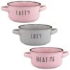 B&M Soup Bowl With Handles -Chic Household Items 362720 soup bowl with handles set