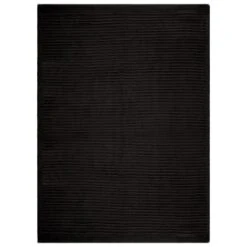 B&M Ribbed Tea Towels 4pk - Black -Chic Household Items 364862 4pk ribbed tea towels black 2