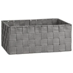 B&M Woven Storage Baskets 3pk - Silver 11 B&M Woven Storage Baskets 3pk - Silver -Chic Household Items 365979 3pk woven baskets silver 2