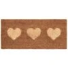 B&M Embossed Coir Step Mat - Hearts 2 B&M Embossed Coir Step Mat - Hearts -Chic Household Items 367447 embossed coir step mat 25x55cm hearts