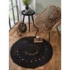B&M Maya Woven Jute Rug 1m - Black 1 B&M Maya Woven Jute Rug 1m - Black -Chic Household Items 367868 maya black woven jute rug