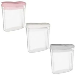 B&M Cereal Storage Container Set 2pk - Grey 13 B&M Cereal Storage Container Set 2pk - Grey -Chic Household Items 368613 368614 368615 cereal storage set 2 pk main