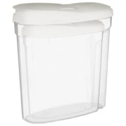 B&M Cereal Storage Container Set 2pk - White 10 B&M Cereal Storage Container Set 2pk - White -Chic Household Items 368613 cereal storage set 2 pk white 2