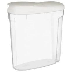 B&M Cereal Storage Container Set 2pk - White 11 B&M Cereal Storage Container Set 2pk - White -Chic Household Items 368613 cereal storage set 2 pk white 3