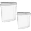 B&M Cereal Storage Container Set 2pk - Grey -Chic Household Items 368615 cereal storage set 2 pk grey
