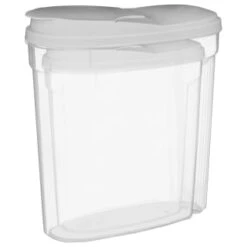 B&M Cereal Storage Container Set 2pk - Grey 12 B&M Cereal Storage Container Set 2pk - Grey -Chic Household Items 368615 cereal storage set 2 pk grey 2