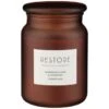 B&M Large Spa Scented Candle - Amber - Restore -Chic Household Items 368679 large spa candle restore 5