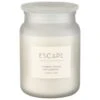 B&M Large Spa Scented Candle - White - Escape