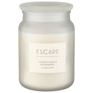 B&M Large Spa Scented Candle - White - Escape 3 B&M Large Spa Scented Candle - White - Escape