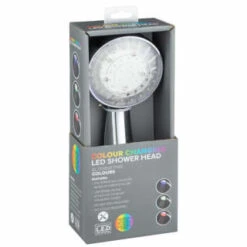 B&M Colour Changing LED Shower Head