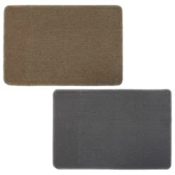 B&M Loop Washable Doormat 50 X 75cm - Natural -Chic Household Items 370206 loop washable doormat 50x75cm natural