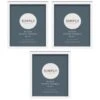 Simply Everyday 8 X 10" Block Frames 3pk - White 2 Simply Everyday 8 X 10" Block Frames 3pk - White -Chic Household Items 370280 3pk simply everyday block frames 8x10 white