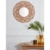 B&M Swirl Cane Mirror - Natural -Chic Household Items 370491 swirl cane mirror