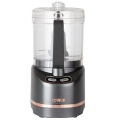 Tower Compact Food Processor 400ml - Grey & Rose Gold -Chic Household Items 371731 tower compact food processor