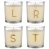 B&M Alphabet Candle (Assorted) - Sandalwood & Amber 1 B&M Alphabet Candle (Assorted) - Sandalwood & Amber -Chic Household Items 372815 372816 372849 alphabet candle sandalwood and amber main1