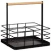 B&M Bamboo Wire Caddy -Chic Household Items 374941 bamboo wire caddy